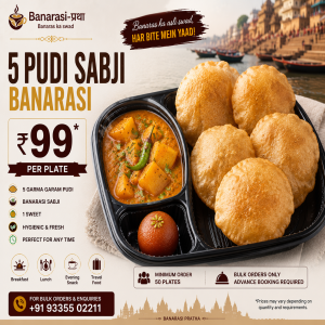 Banarasi 5 Puri Sabji Catering | Starting From ₹99 Per Plate | Banarasi Pratha